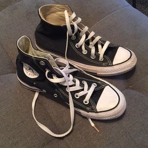 Converse High Tops, women’s size 7,  men’s size5
